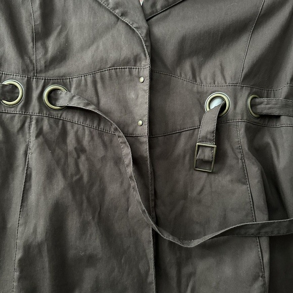 VIA SPIGA Brown Belted Trench Coat size‎ medium - Picture 8 of 12
